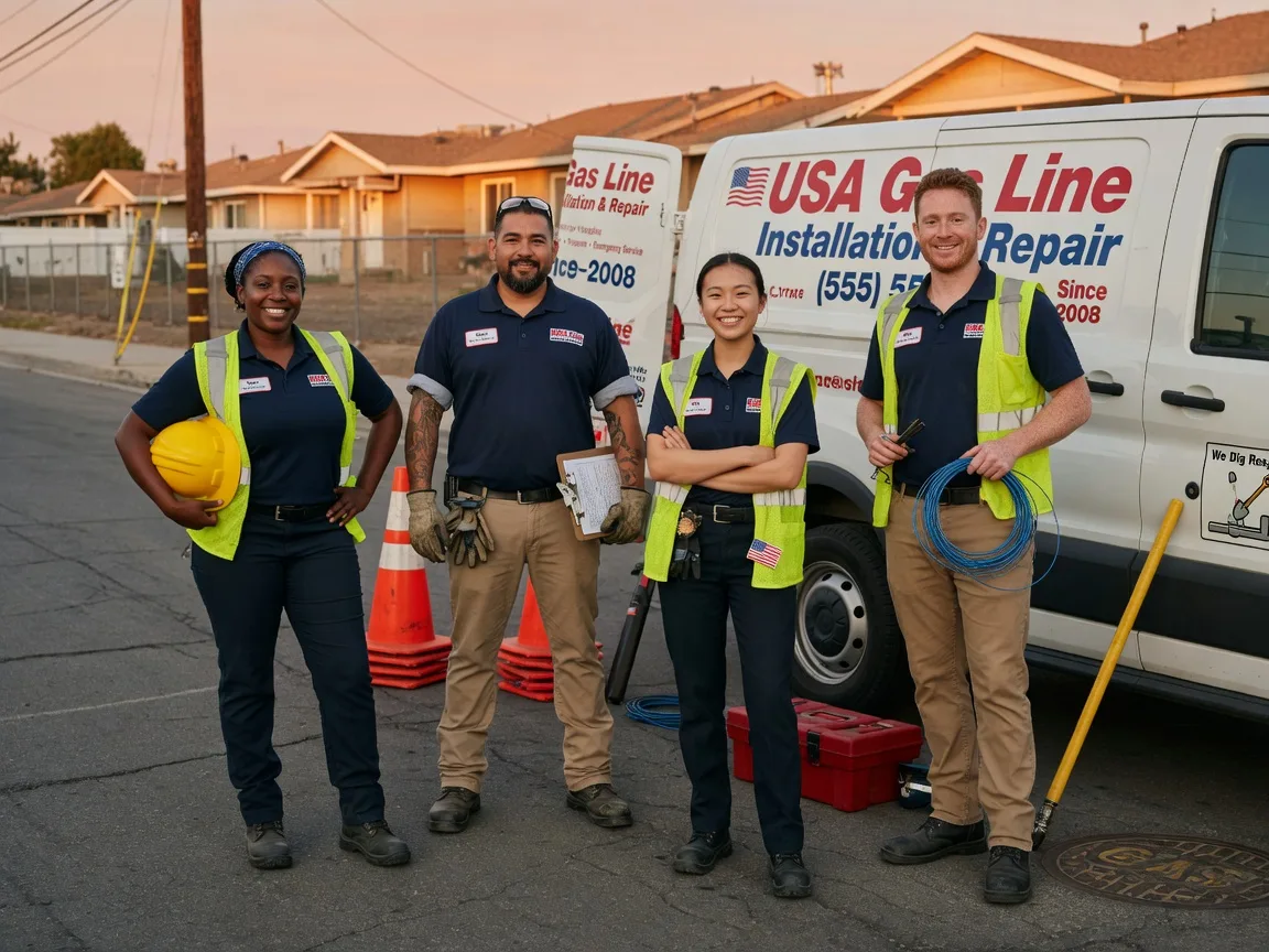 Gas Line Installation company in Low Moor, IA